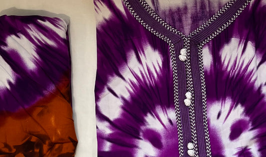 purple tie-dye