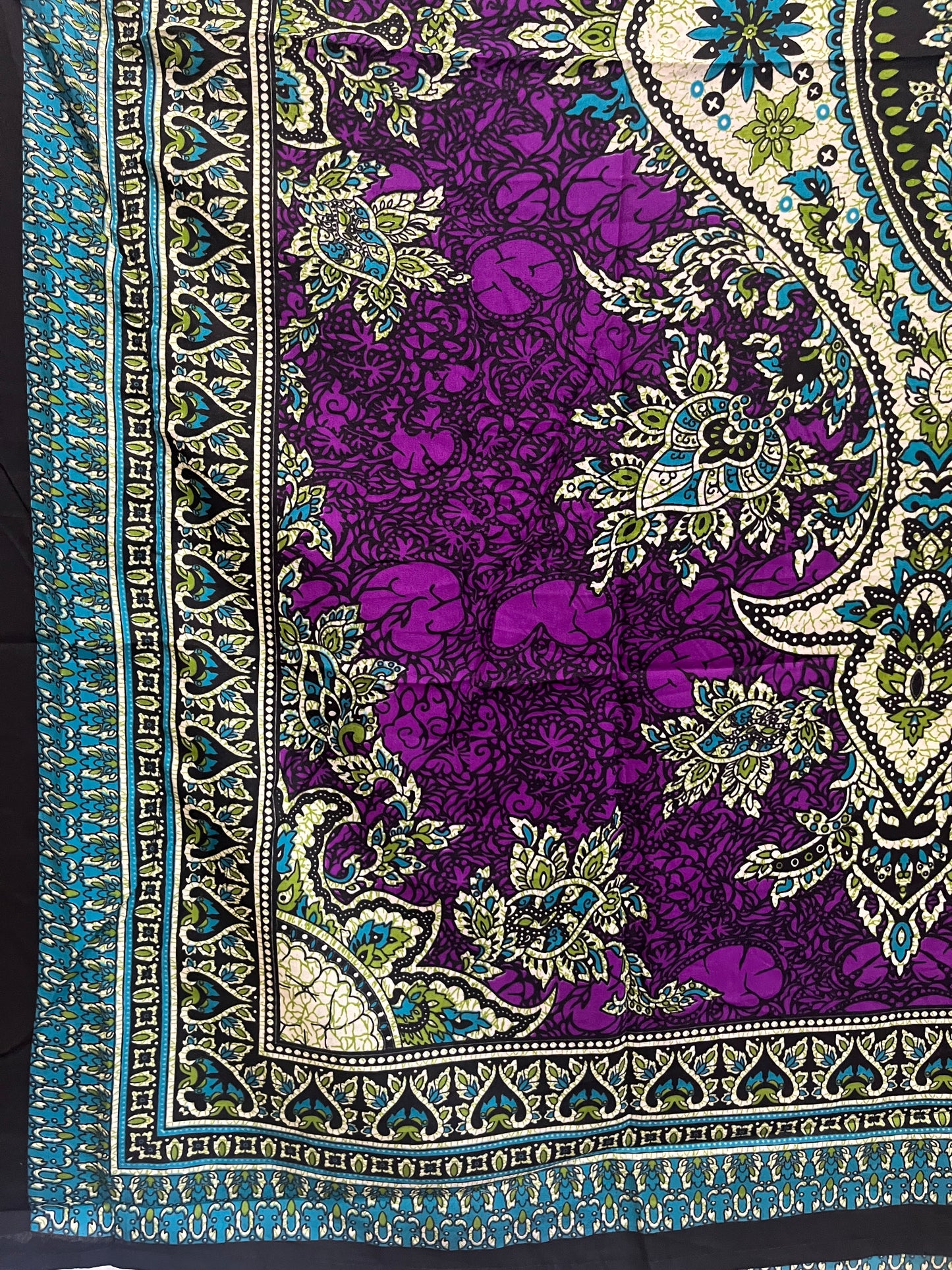 turquoise floral