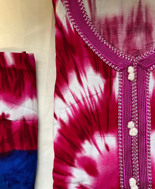 pink tie-dye